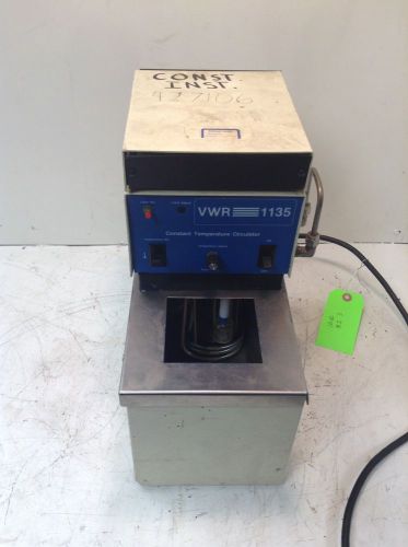 VWR Scientific Heated Thermostatic Constant Temp Water Bath Circulator 1135