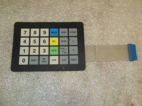 (y3-3) 1 new mettler toledo c2-65-330 rev b soft keypad assembly for scale for sale