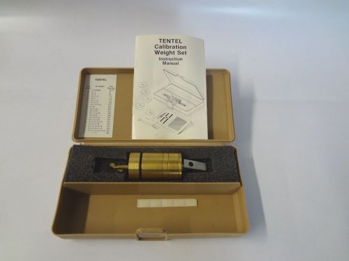 Tentel Calibration Weight Set With Instruction Manual New