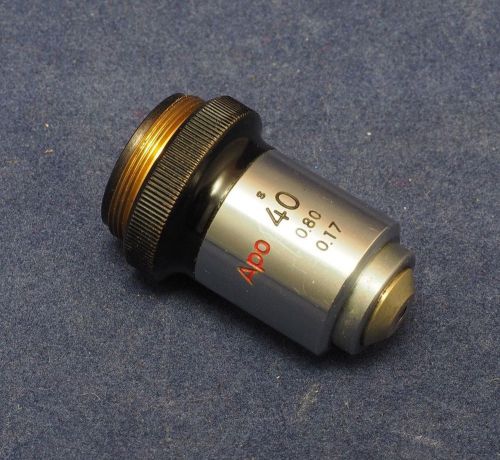 Nikon Microscope APO 40X NA 0.80 objective RMS #63235
