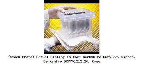 Berkshire Durx 770 Wipers, Berkshire DR7701212.20, Case Laboratory Consumable