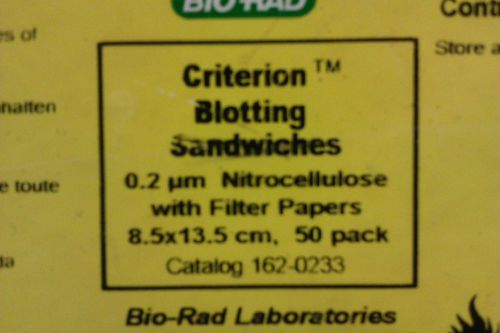 Nitrocellulose/Filter Paper Sandwiches #162-0233