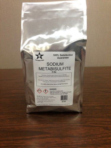 Sodium metabisulfite food grade 25 lb pack free shipping! for sale