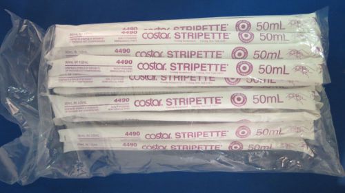 Qty 25 Costar Stripettes 50mL in 1/2 mL Serological Pipets # 4490