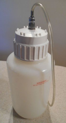 1 GALLON NALGENE ROUND HD CARBOY WIDE MOUTH PRESSURE BOTTLE W/ QUICK CONNECT