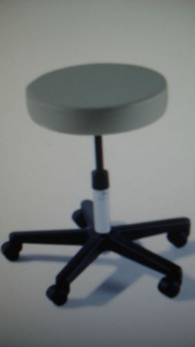 Midmark 270 Adjustable Spindle Stool New In Box With Dusty Blue Upholstery