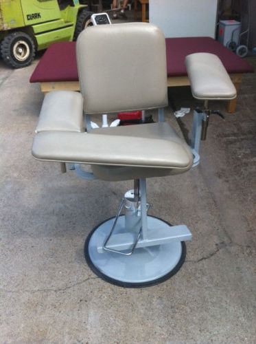 Custom comfort blood draw/phlebotomy chair for sale