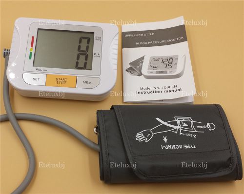 New version fully automatic upper arm digital blood pressure and pulse monitor for sale