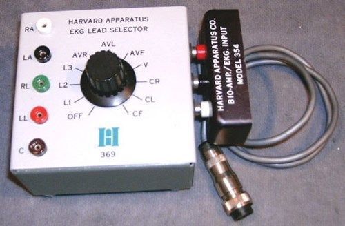 Harvard apparatus ekg lead selector 369 for sale