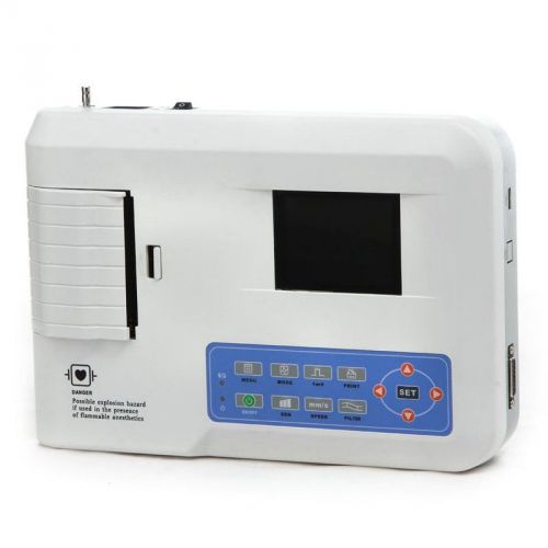 Digital 3-channel Electrocardiograph ECG Machine EKG Machine with Software