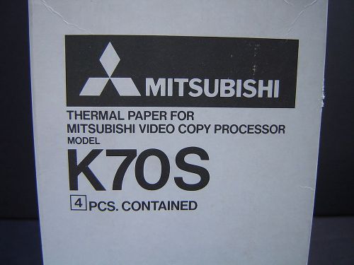 Mitsubishi Model K70S thermal paper for vidio copy processor 1 box of 4 unopened