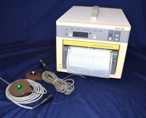 Toitu Fetal Monitor Model MT-332 Actocardiograph 50Hz -2 Probes Included  W