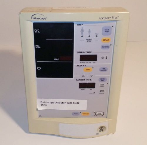 Datascope Accutorr Plus Vitals monitor