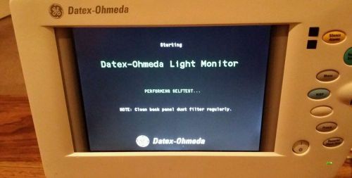 Datex Ohmeda Patient Monitor with Leads Model F-LBAT-01