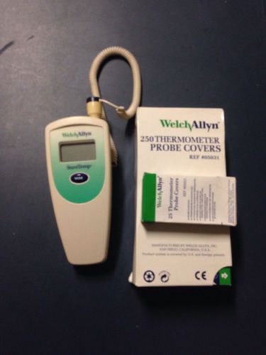 Welch Allyn Suretemp Model 679 Thermometer With 275 Probe Covers New AAA Batteri