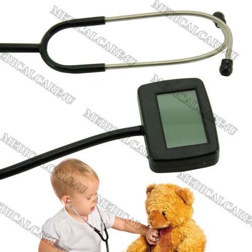 Cms-m multi-function visual electronic stethoscope,ecg + spo2,adult spo2 probe for sale