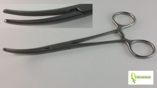 Rochester Carmalt Hemostat Forceps 6.5&#034; 16cm CURVED Surgical German Stainless CE