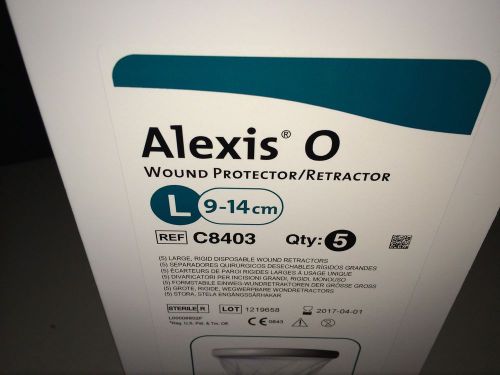 Lot of (5) Applied Medical Alexis Wound Protector/Retractors, C8403, L 9-14cm