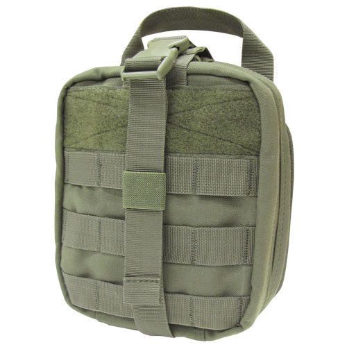 Condor - tactical rip-away emt pouch - o.d. green - large first aid bag - #ma41 for sale