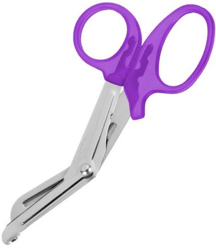 Scissors utility shears medical emt ems 5.5 new purple handles prestige medical for sale