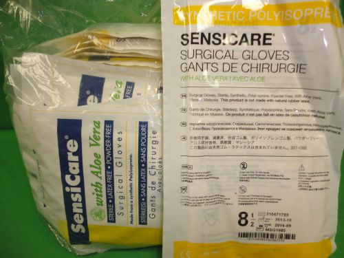 Medline SensiCare Surgical Gloves w/ Aloe - Sz 8.5 [MSG1085] Bag of 40 pr