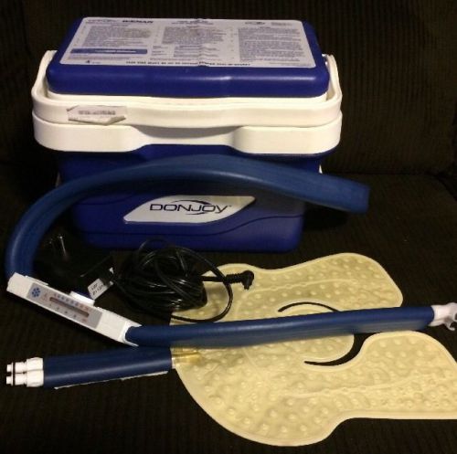 Donjoy iceman classic 1100 cold therapy with universal pad &amp; power adapter for sale