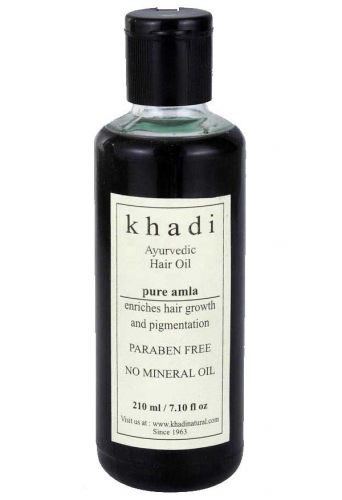 KHADI - Ayurvedic Hair Oil Pure Amla - 210ml For Long hair