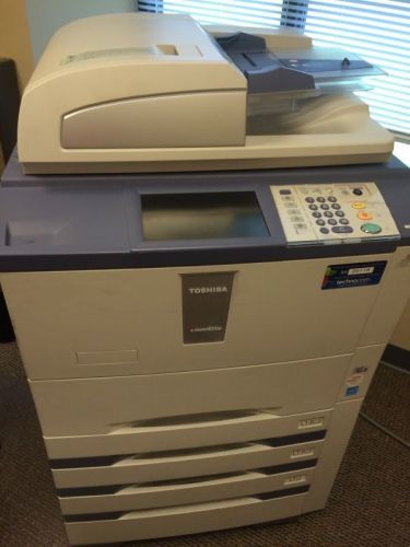 Toshiba e-studio 855 copier-printer-scanner. stapling finisher included for sale