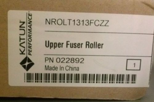 KATUN NROLT1313FXZZ UPPER FUSER ROLLER pn 022892 FITS SHARP 280, ar350, 460 p350