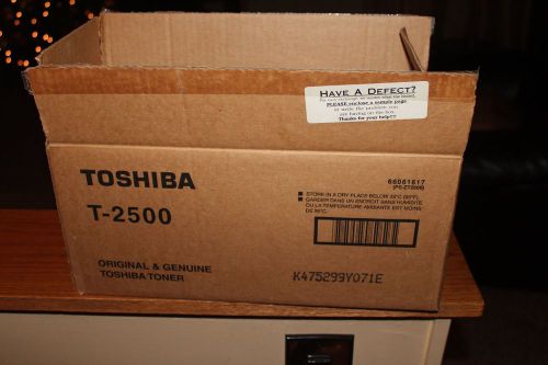 2 Cartridges T-2500 Toner for Toshiba E-Studio 20 25 200 and 250 NEW