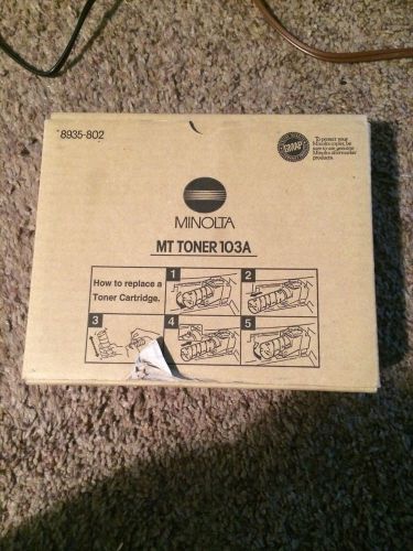 Genuine Minolta Toner Box Of 3 MT 103A 8935-802