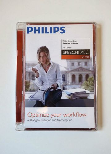 Philips SpeechExec  Pro Dictate LFH4400 dictation software
