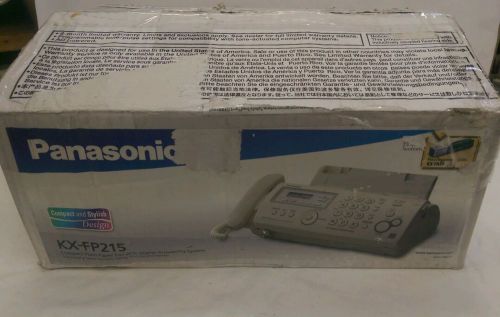 Panasonic PAN-KXFP215 Plain Paper Fax/Copier