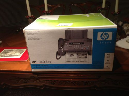 HP 1040 Ink Jet Fax Machine built in Telephone Handset Print Scan NIB
