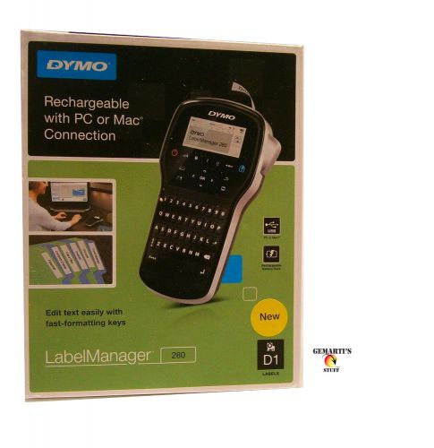 Dymo labelmanager 280 rechargeable handheld label maker for sale