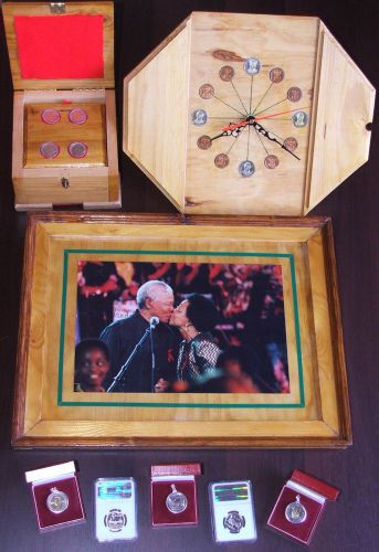 Nelson mandela memorabilia set for sale