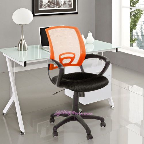 Fashion Personal Orange Comfortable Modern Mesh Office Chair Fabric Computer Arm