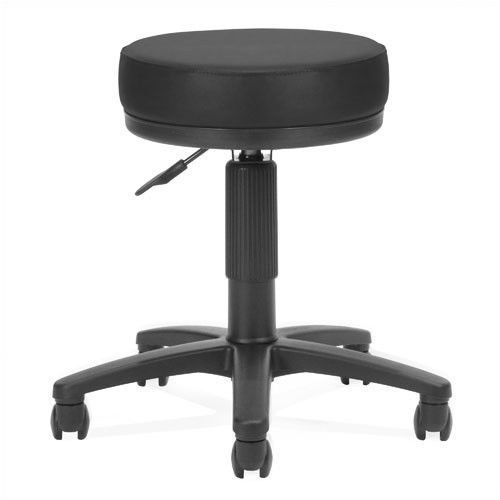 Ofm height adjustable drafting stool with casters black fabric not included for sale