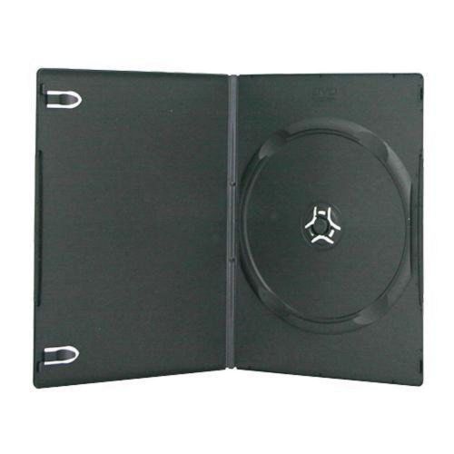 6 PREMIUM SLIM Black Single DVD Cases 7MM