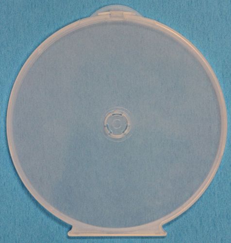 NEW 100 Clear Round ClamShell CD DVD Case