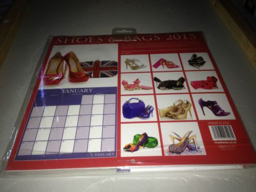 SHOES &amp; BAGS  CALENDER 2015 + DIARY 2015(NEW &amp; SEALED)