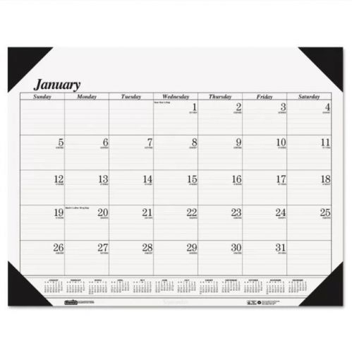 2015 House of Doolittle Refillable Monthly Desk Pad Calendar 22&#039;&#039; x 17&#039;&#039;
