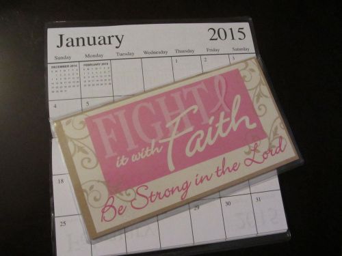 TWO YEAR 2015-2016 CALENDAR POCKET PURSE ORGANIZER INSPIRATIONAL