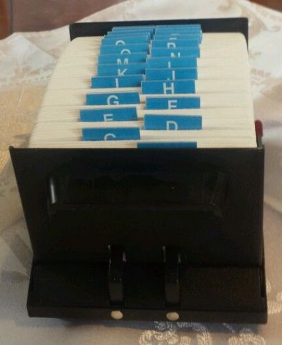 Rolodex heavy duty v-flie includes 500 cards 2.25&#034;x4&#034; for sale