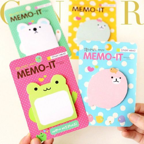 Cute Animal Memo It Sticker Post It Bookmark Index Tab Pads Flags Sticky Notes