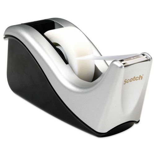 Scotch desktop tape dispenser 1&#034; core 36 yards white office business home easy for sale