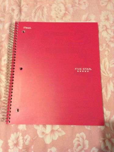 Hot Pink 3 Subject Notebook