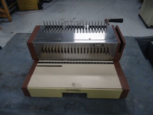 Hic hpb-210 manual comb binding machine for sale