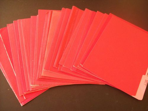 38 New Red Folder 1/3 tab
