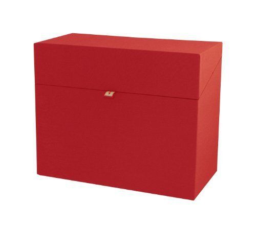 New semikolon waterproof letter/a4 size file folder box  red for sale